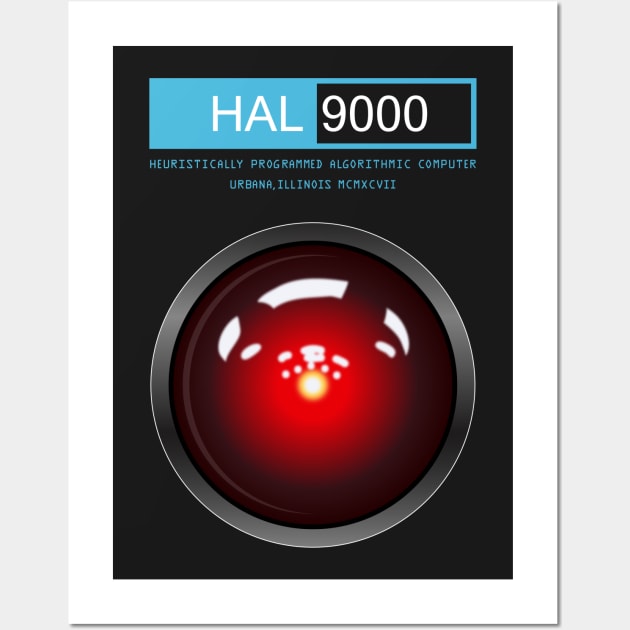 HAL 9000 Wall Art by Sharkshock